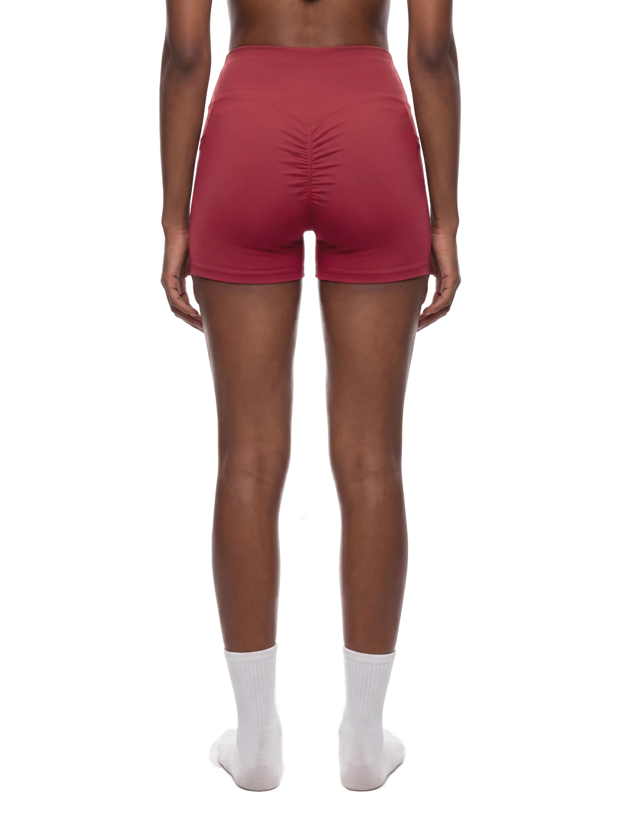 Women’s High Rise Pocket Yoga Shorts 