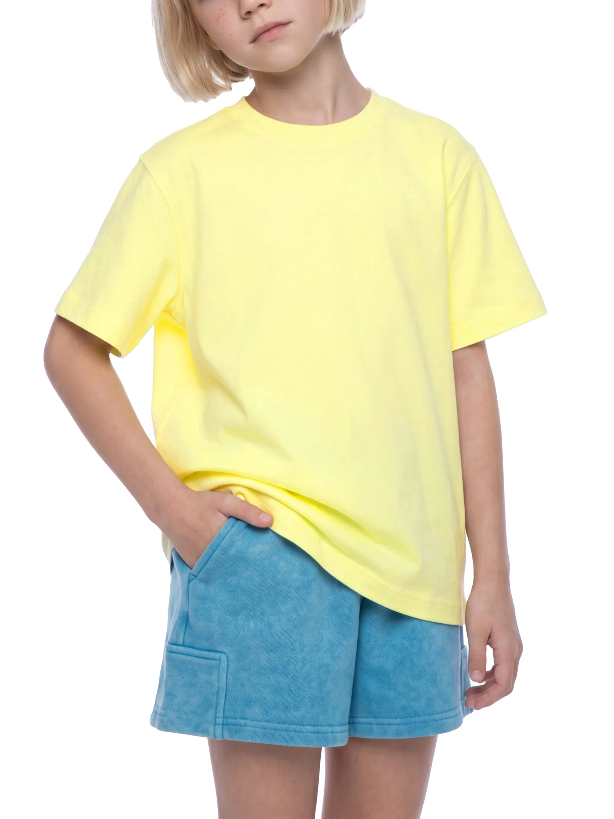 Kid’s Solid Crewneck T-Shirt