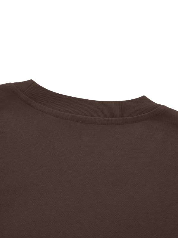 Unisex Raw Hem Long Sleeve T-Shirt