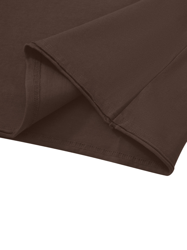 Unisex Raw Hem Long Sleeve T-Shirt