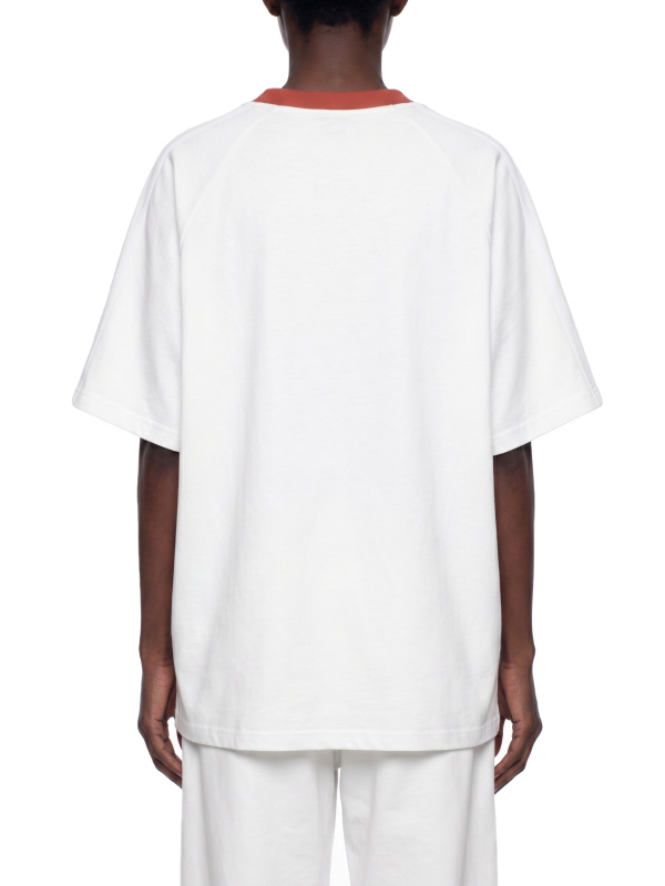 Unisex Color Block V-Neck T-Shirt