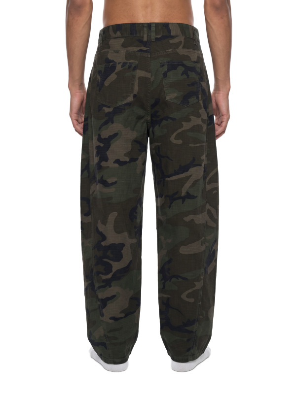Men’s Camo Barrel Leg Cargo Pants