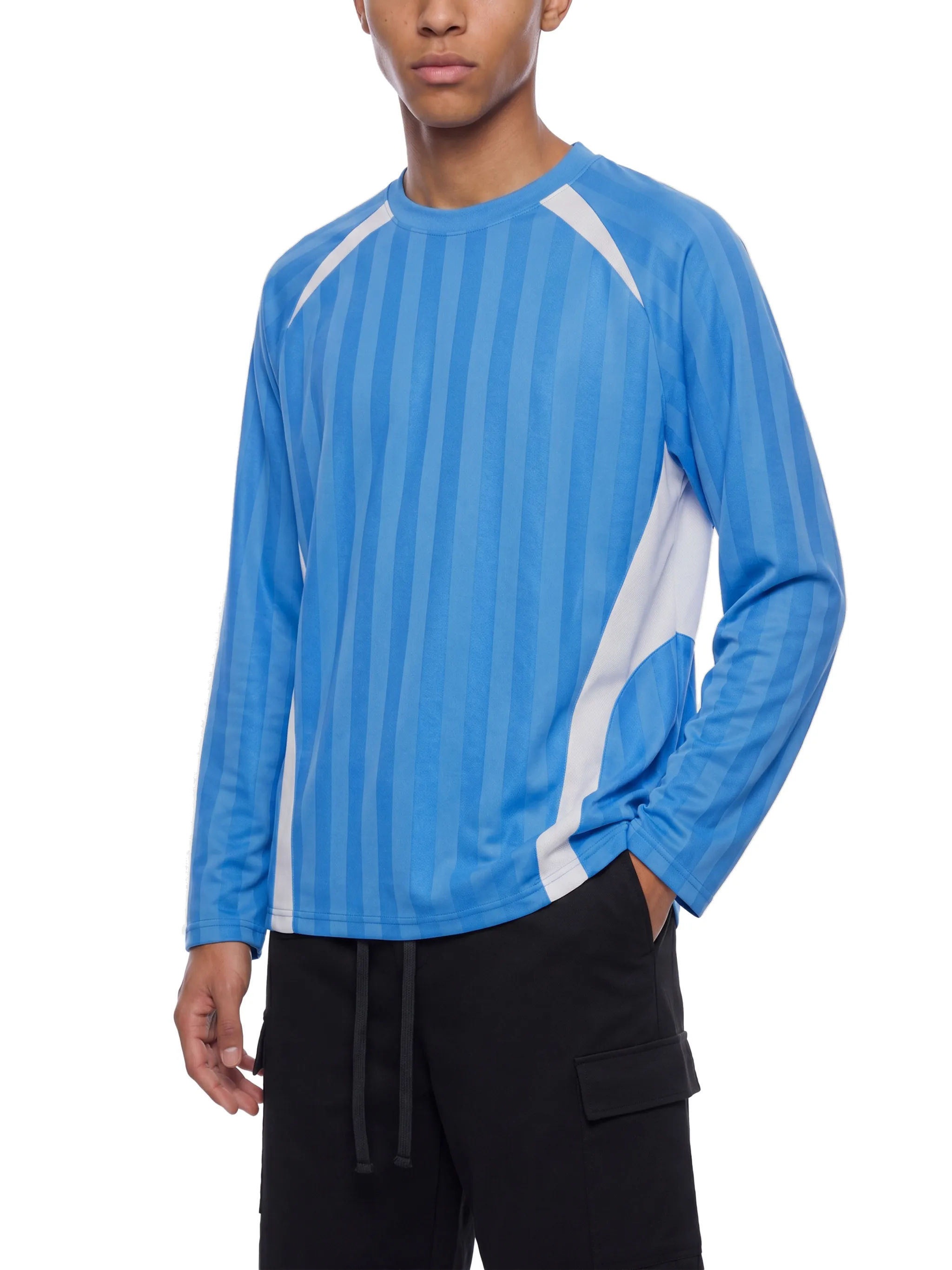 Unisex Color Block Jacquard Soccer Jersey