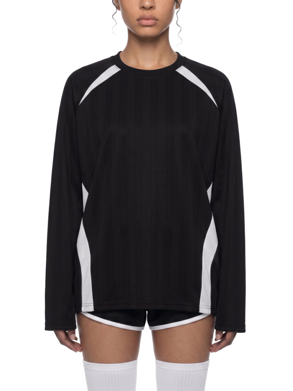 Unisex Color Block Jacquard Soccer Jersey