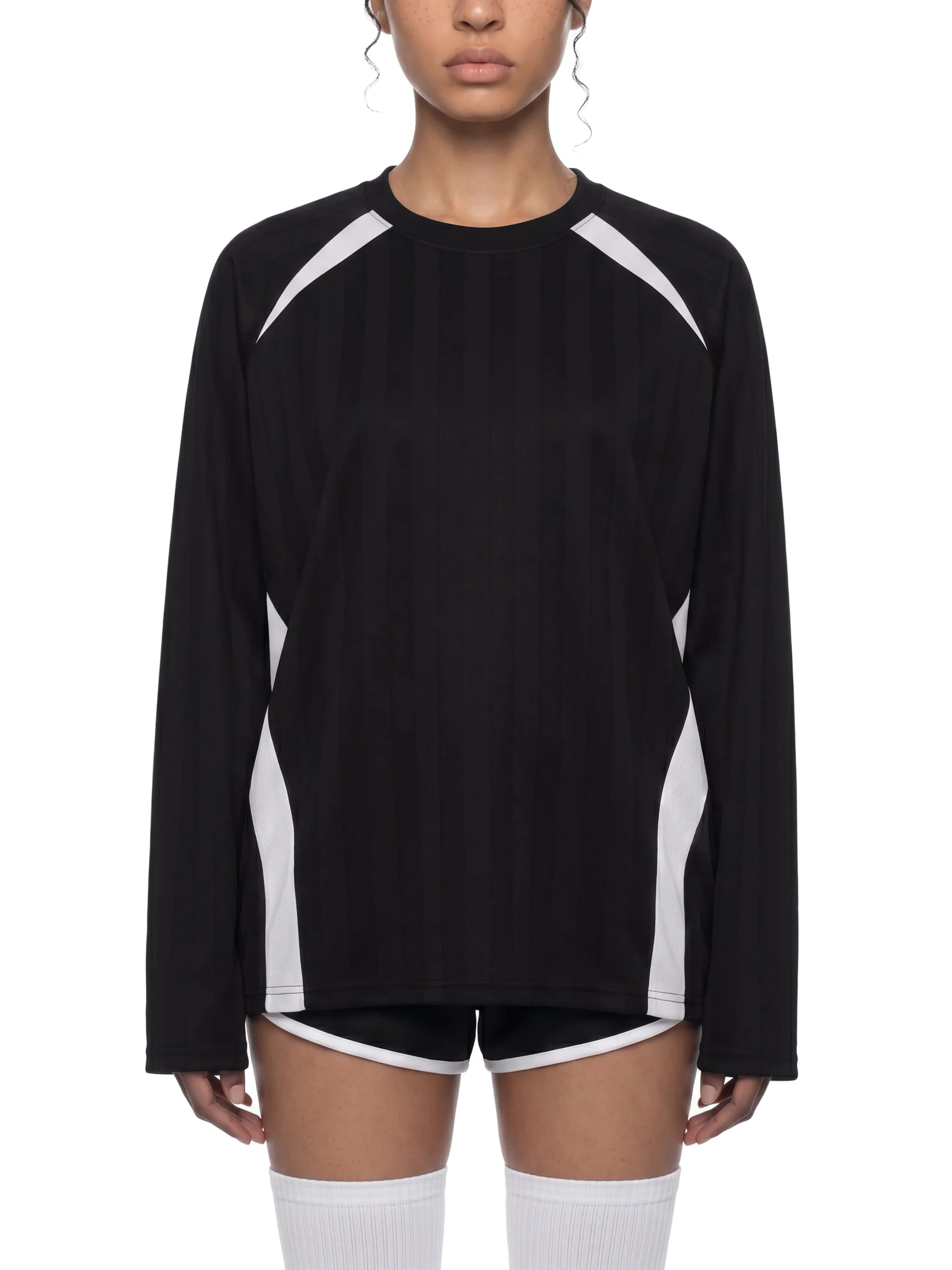 Unisex Color Block Jacquard Soccer Jersey