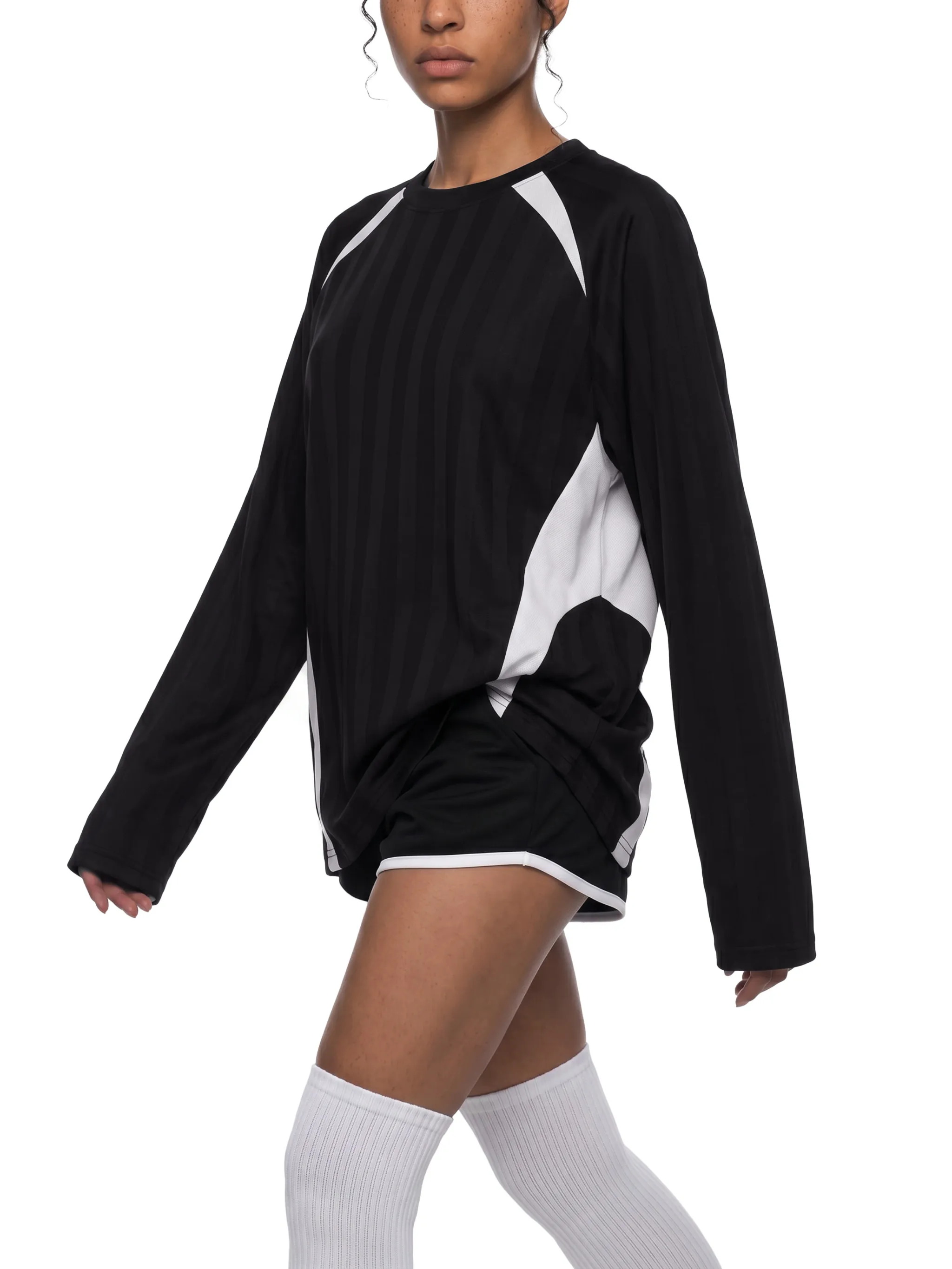 Unisex Color Block Jacquard Soccer Jersey