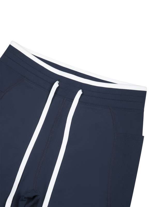 Women's High Rise Color Block Yoga Shorts