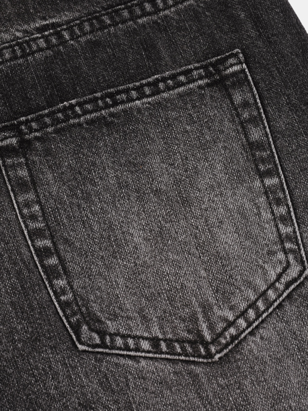 Men’s Vintage Wash Wide Leg Jeans