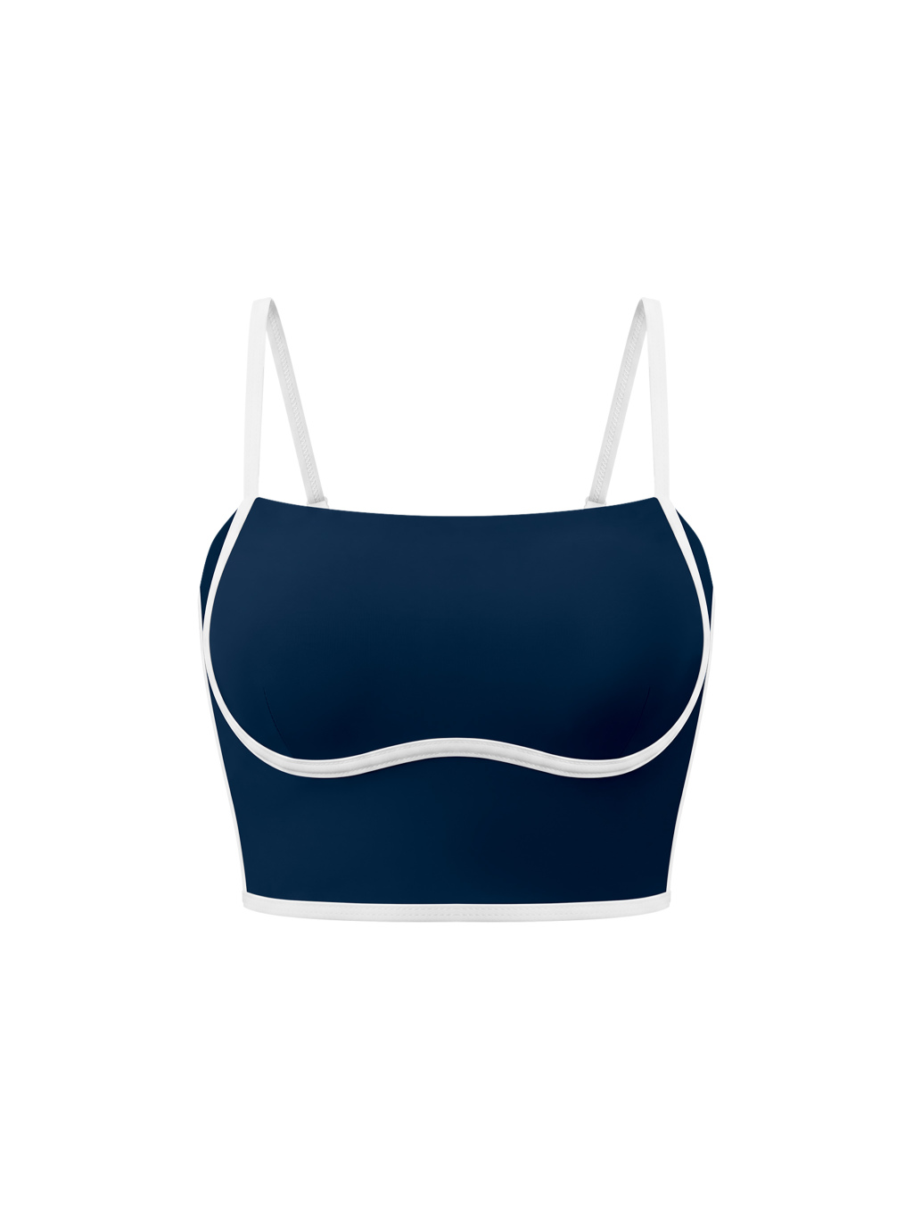 Women’s Color Bloc Yoga Sports Bra - Main Image