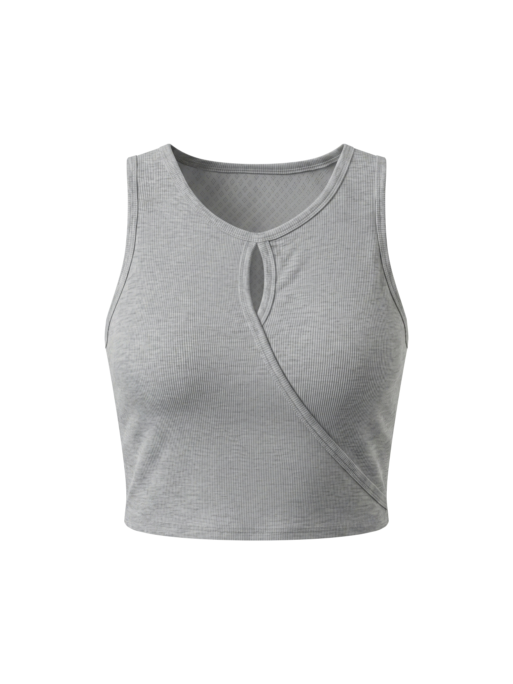 Women’s Hollow-Out Yoga Tank Top - Main Image