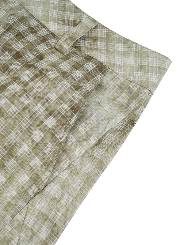 Unisex Vintage Wash Plaid Shorts
