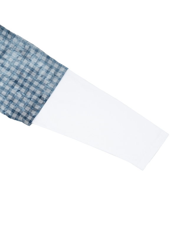 Unisex Vintage Wash Plaid Short Sleeve Shirt
