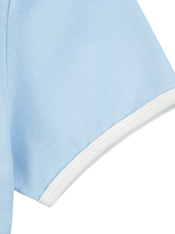 Women’s Color Block Crop T-Shirt