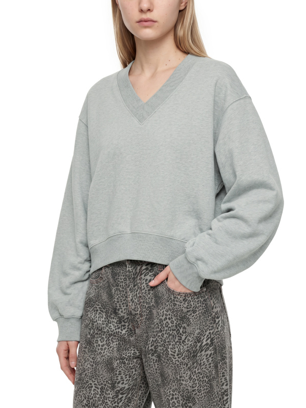 Women’s Crop V-Neck Sweatshirt