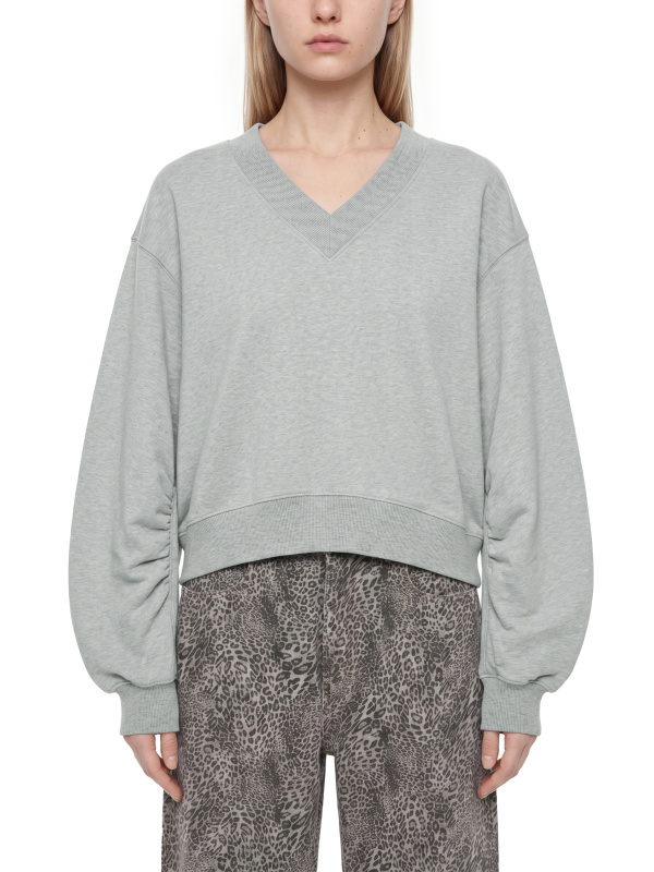 Women’s Crop V-Neck Sweatshirt