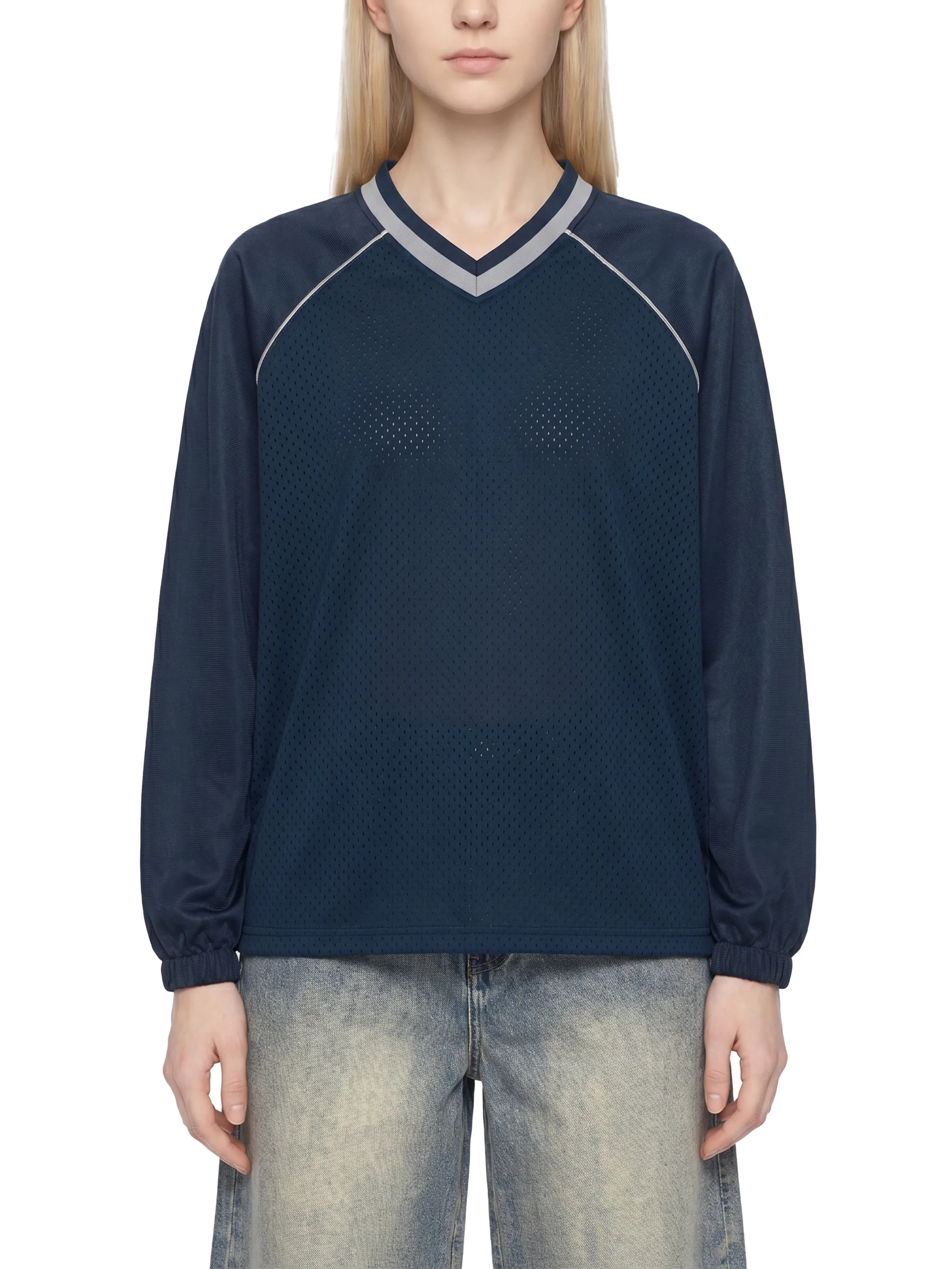 Unisex Paneled Long Sleeve Jersey