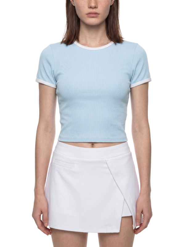 Women’s Color Block Crop T-Shirt