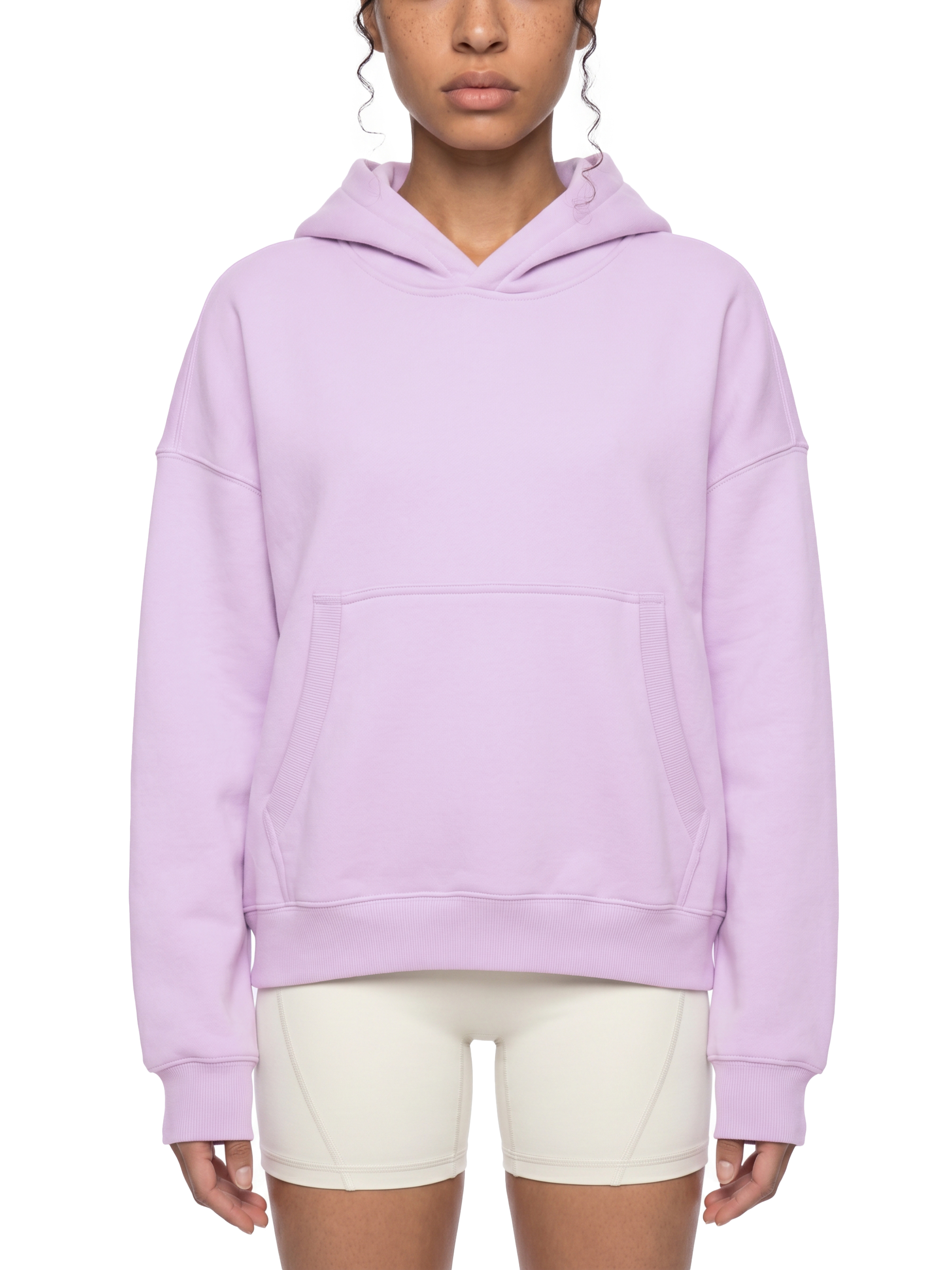 Essential Oversized Boxy Fit Fleece Hoodie #RW0041 | TAPSTITCH