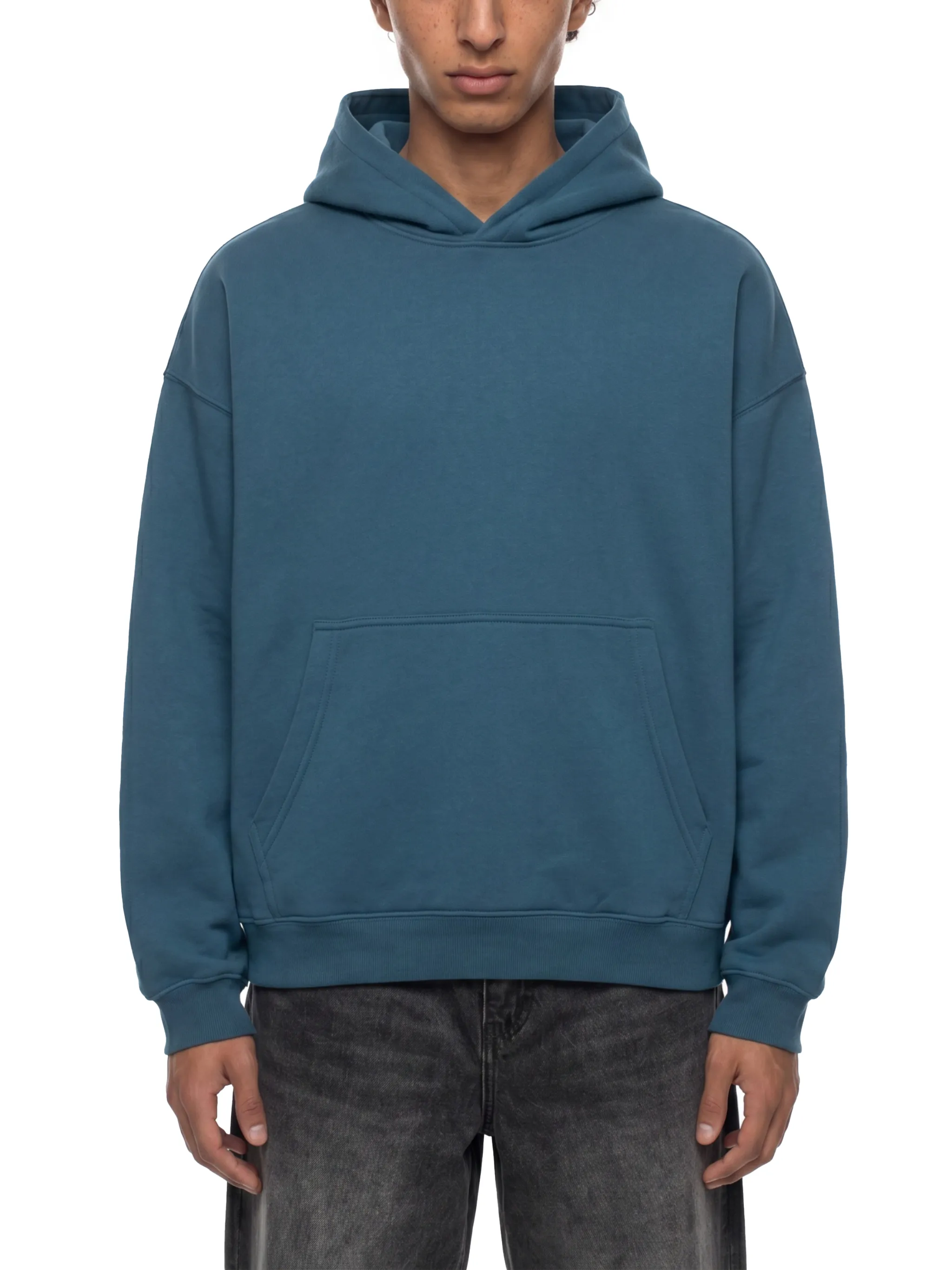 Essential Oversized Boxy Fit Fleece Hoodie