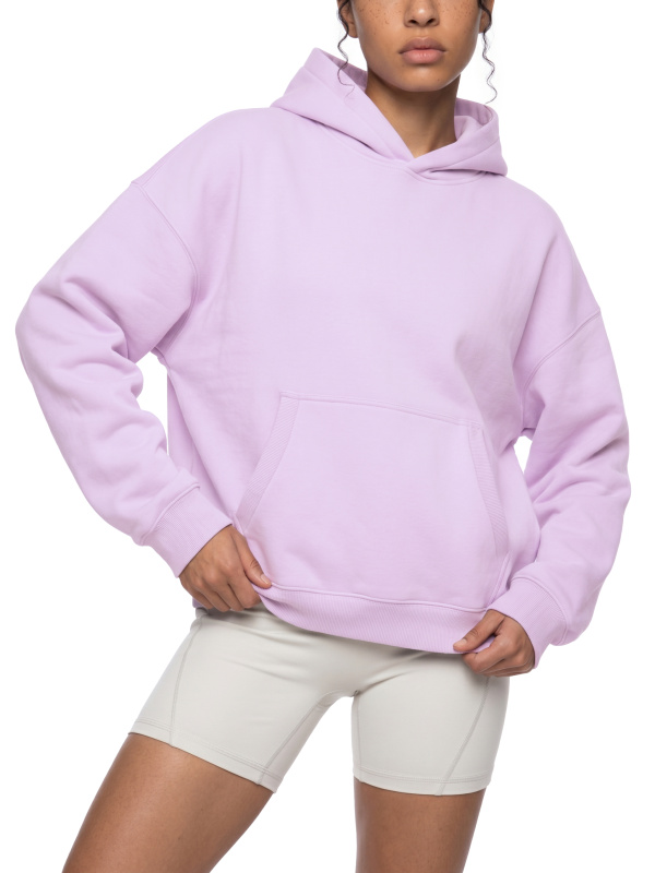 Essential Oversized Boxy Fit Fleece Hoodie