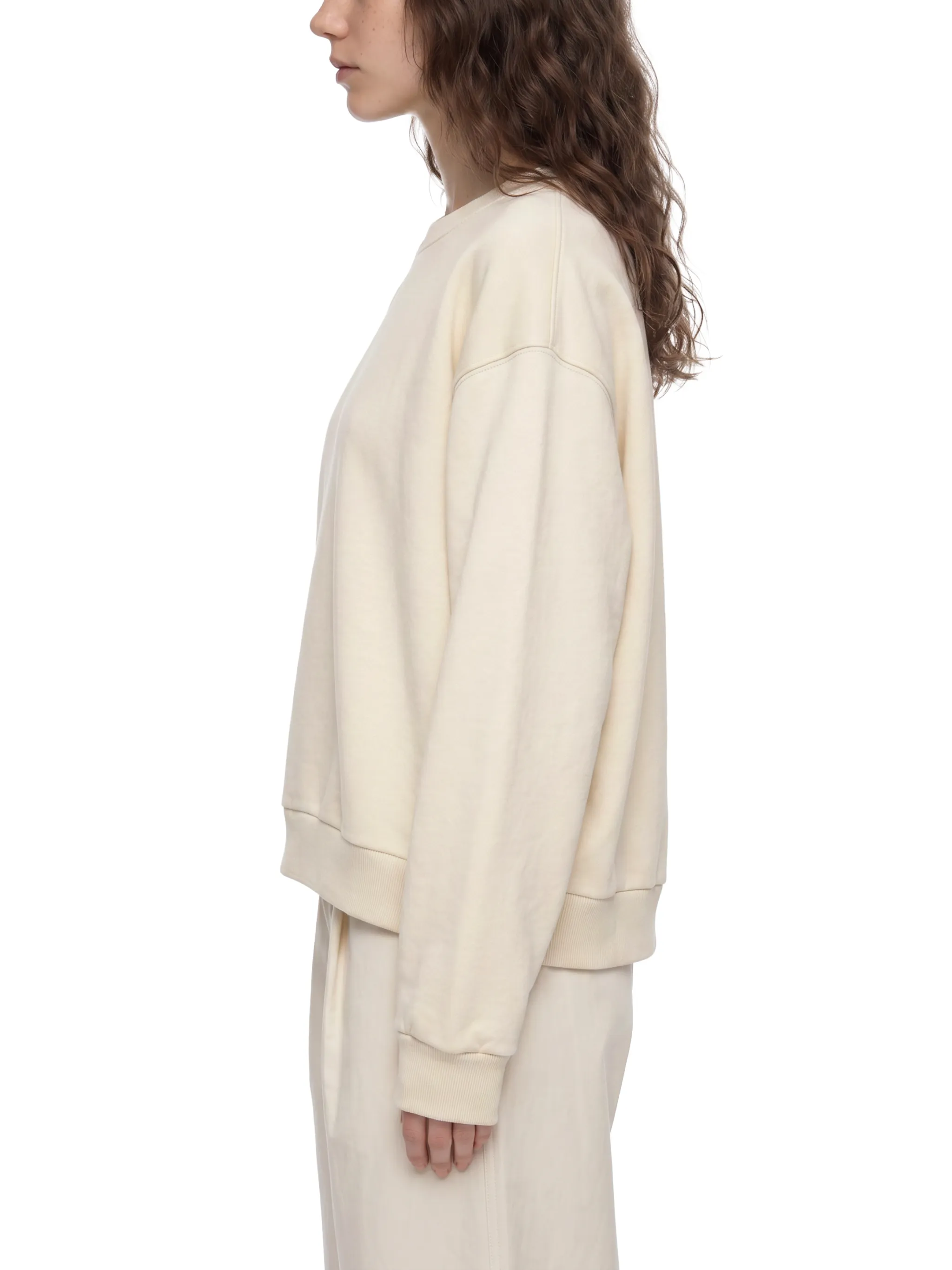 Boxy Fleece Crewneck Sweatshirt