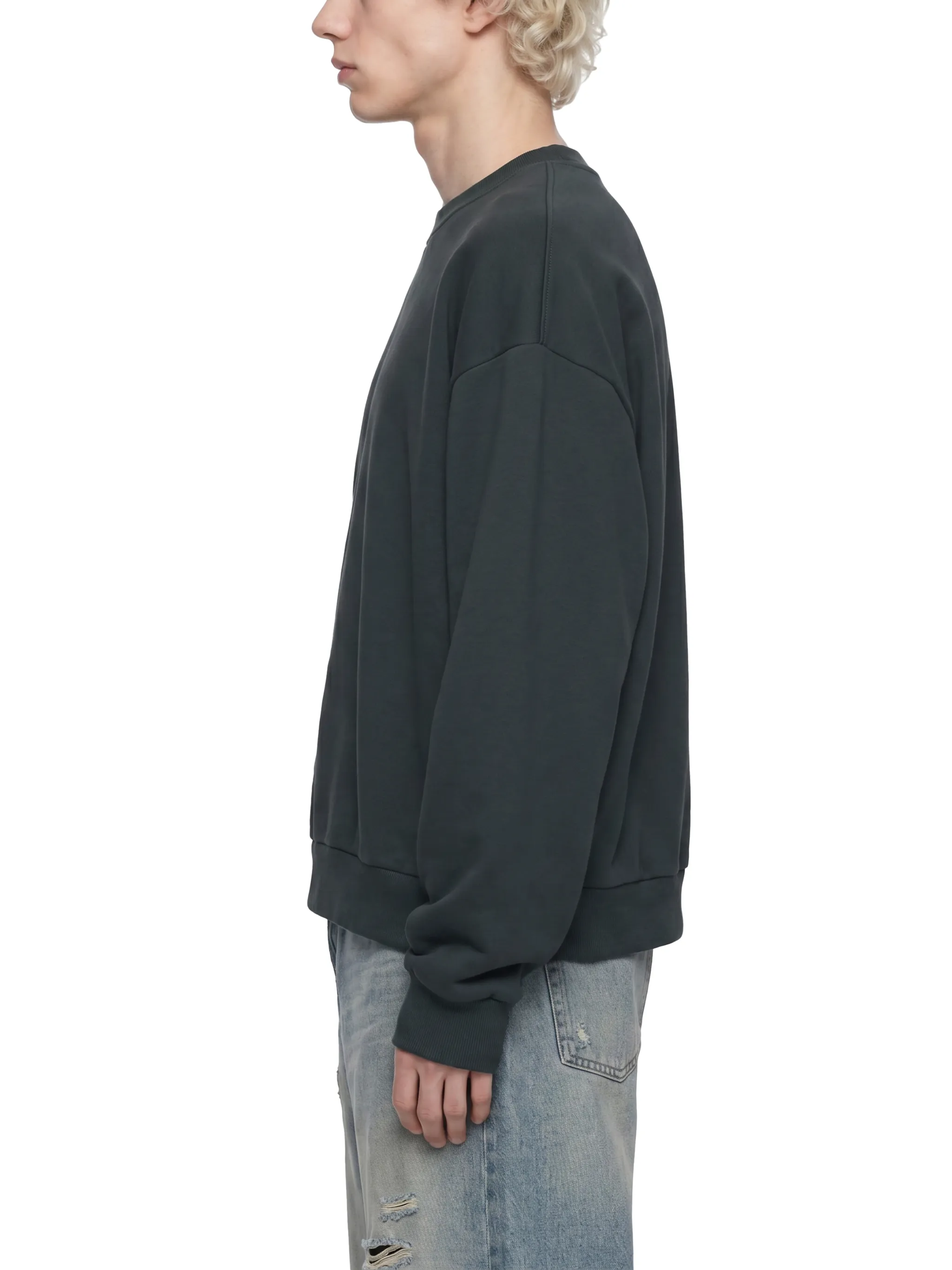 Boxy Fleece Crewneck Sweatshirt