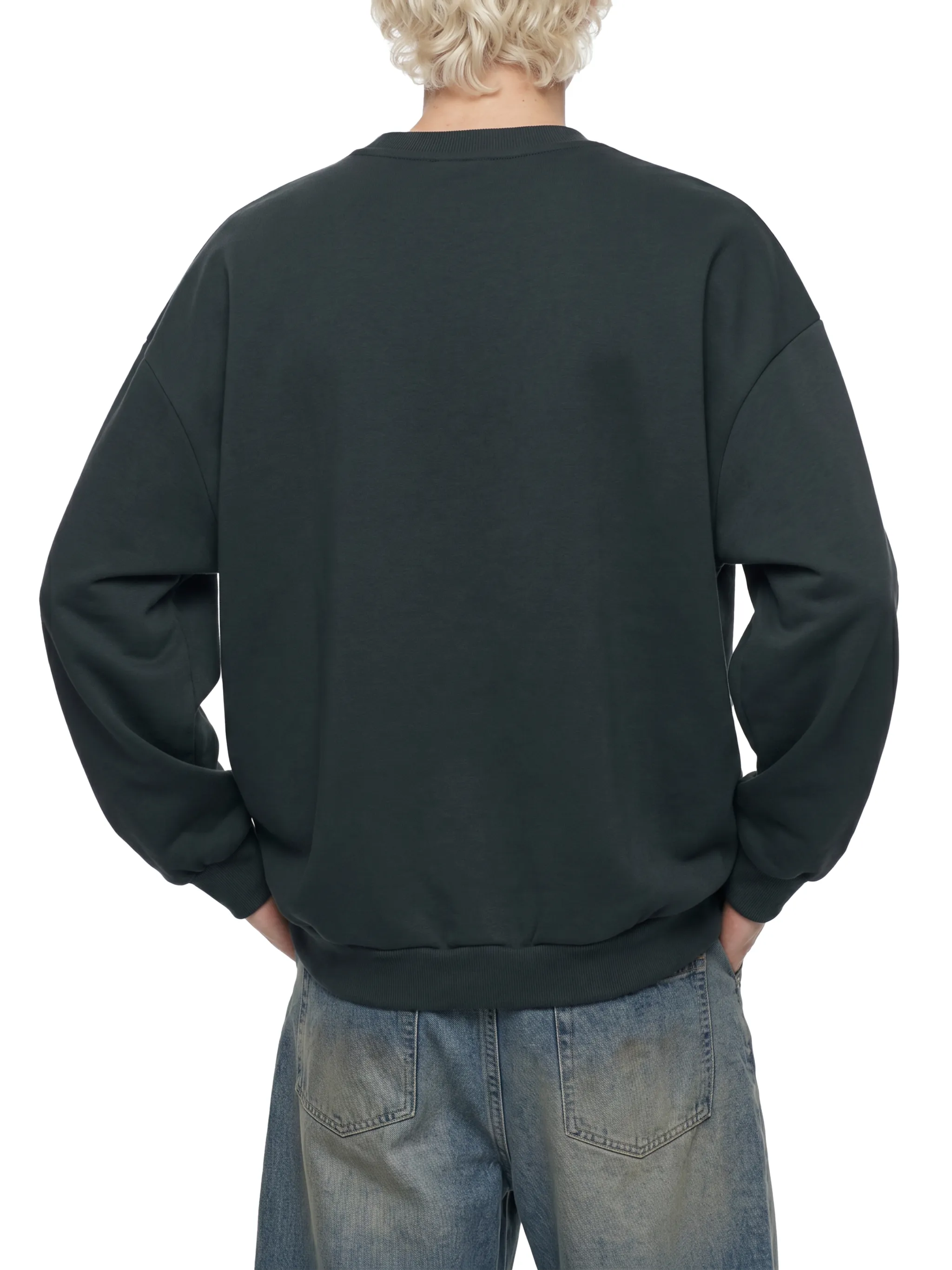 Boxy Fleece Crewneck Sweatshirt