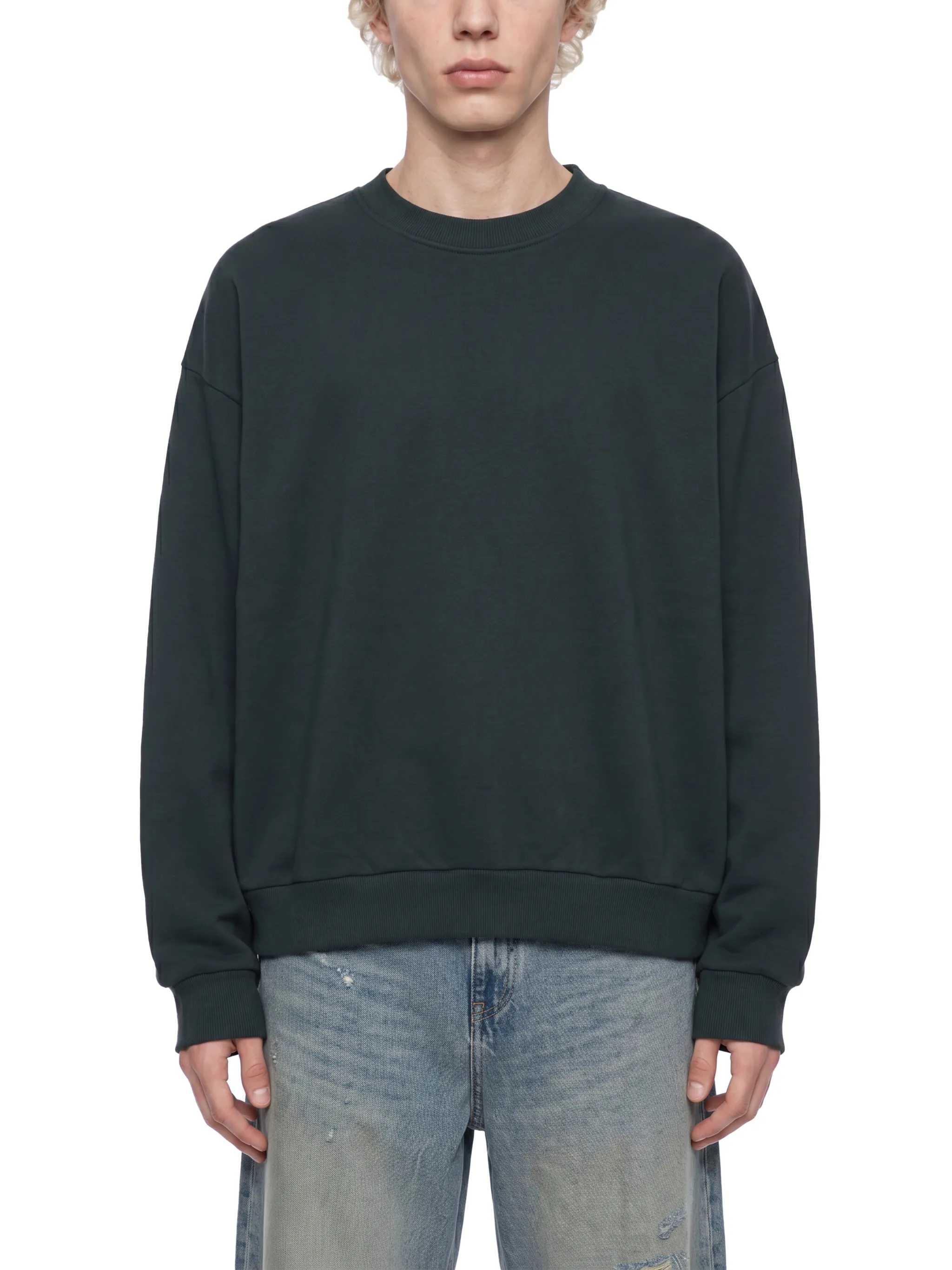 Boxy Fleece Crewneck Sweatshirt