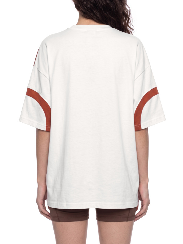 Unisex Color Block V-Neck T-Shirt