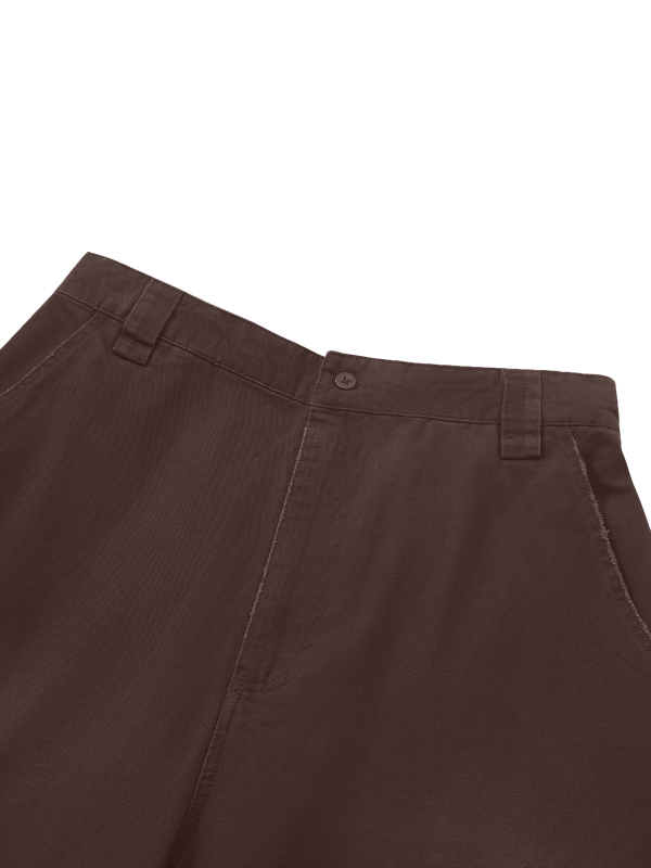 Unisex Sunfade Washed Fleece Cargo Pants