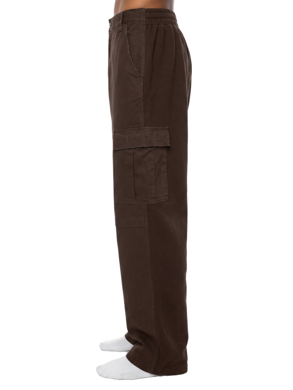 Unisex Sunfade Washed Fleece Cargo Pants