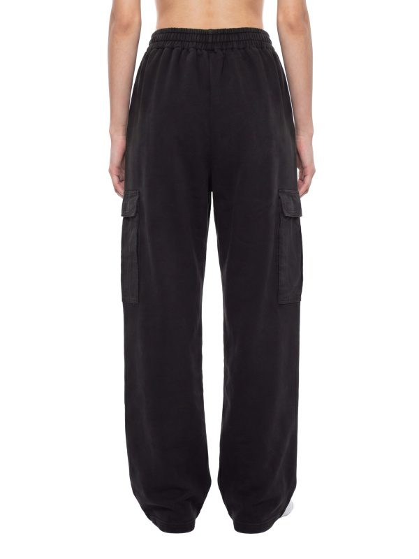 Unisex Sunfade Washed Fleece Cargo Pants