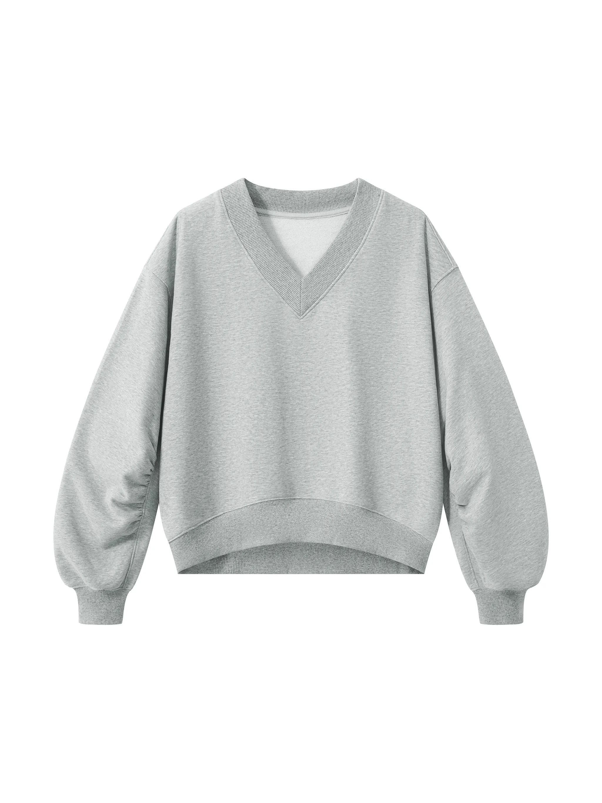 Women’s Crop V-Neck Sweatshirt