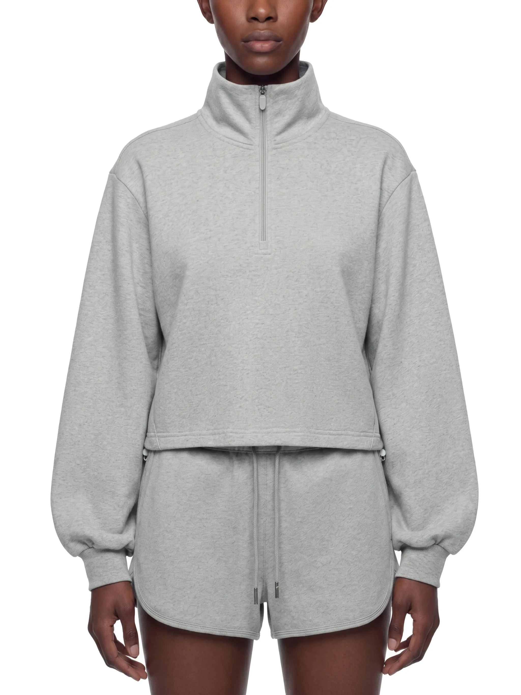 Women’s Mock-Neck Quarter-Zip Sweatshirt