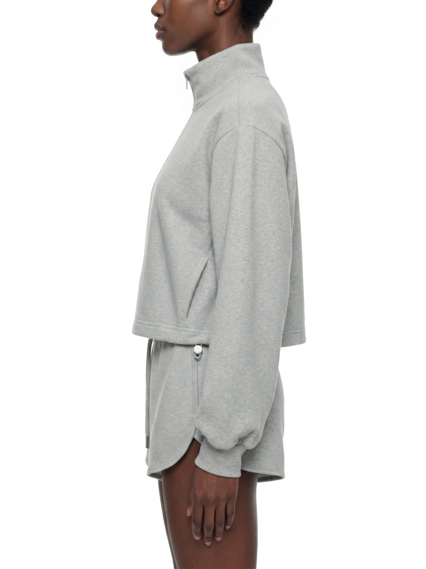 Women’s Mock-Neck Quarter-Zip Sweatshirt