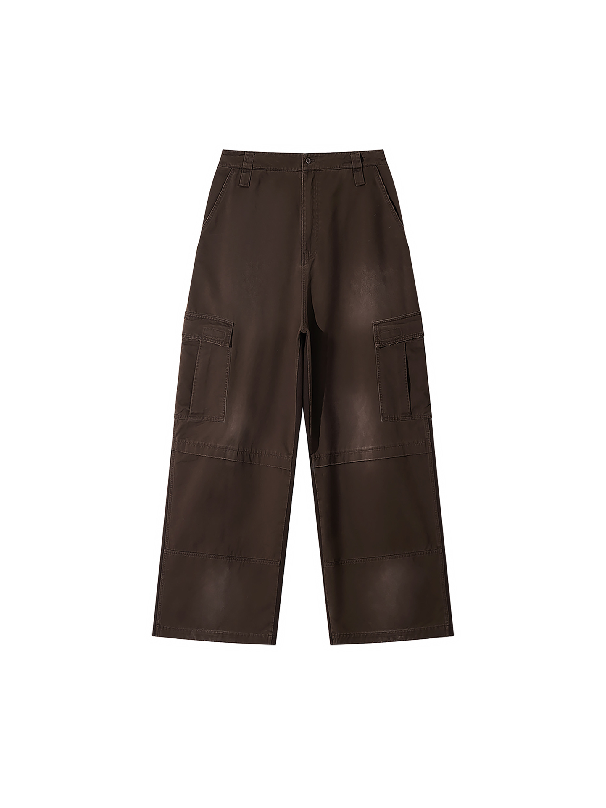 Unisex Sunfade Washed Fleece Cargo Pants #UB0043 | TAPSTITCH