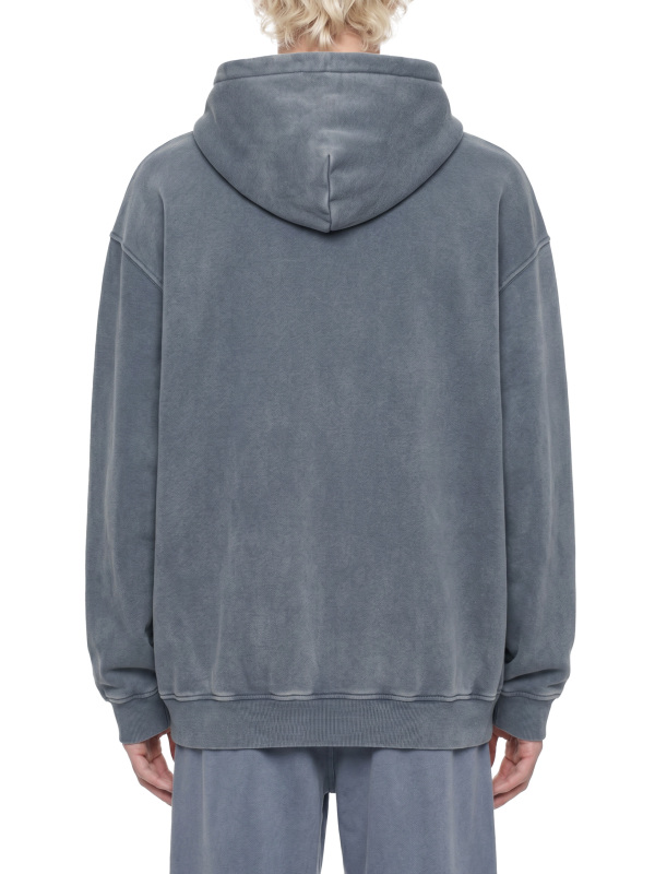 Snow Wash Fleece Oversize Hoodie