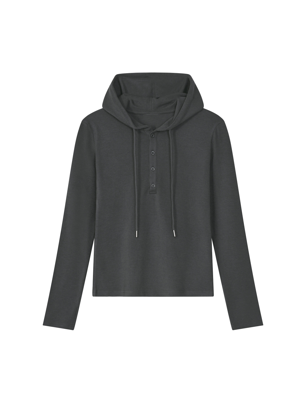 Women’s Slim Half-Button T-Shirt - Main Image