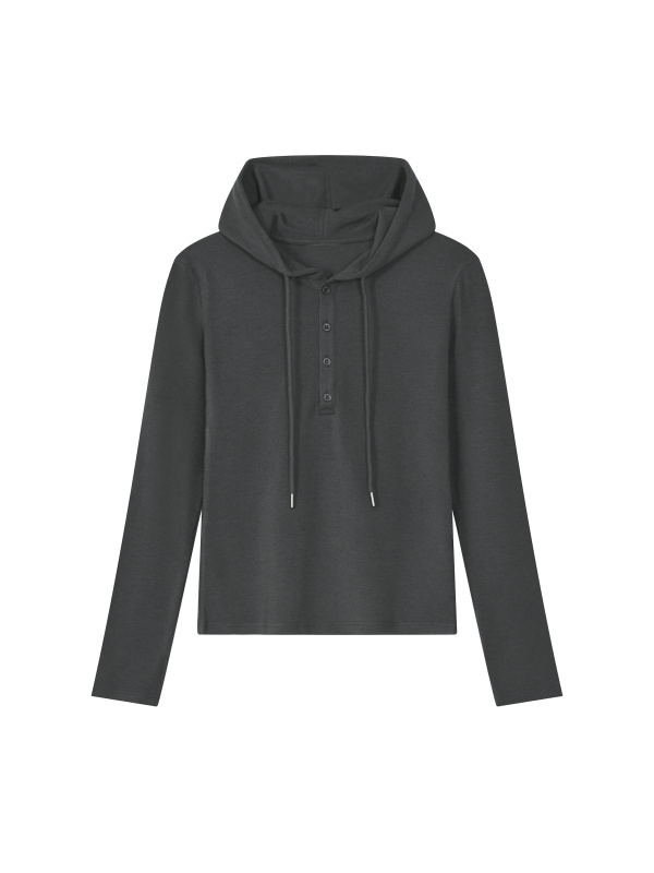 Women’s Slim Half-Button T-Shirt