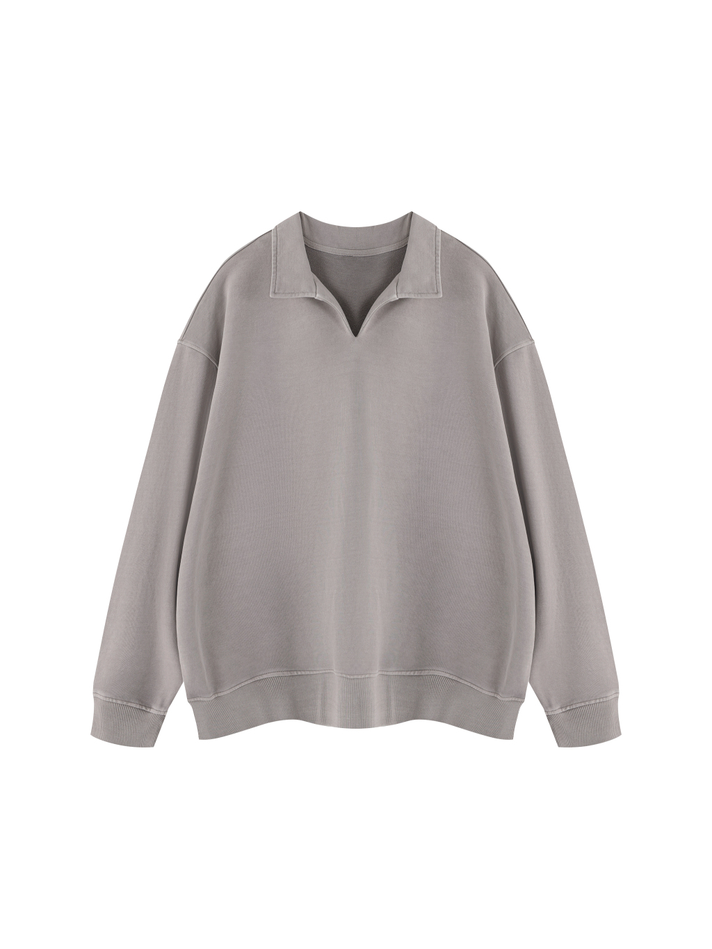 Unisex Vintage Wash Collared Sweatshirt - Main Image