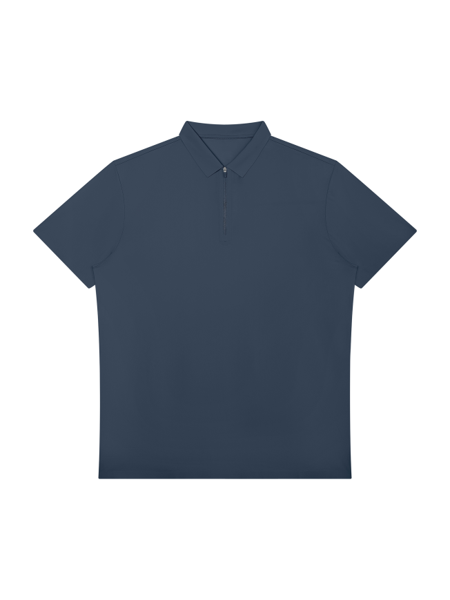 Men's Quarter-Zip Performance Polo Shirt