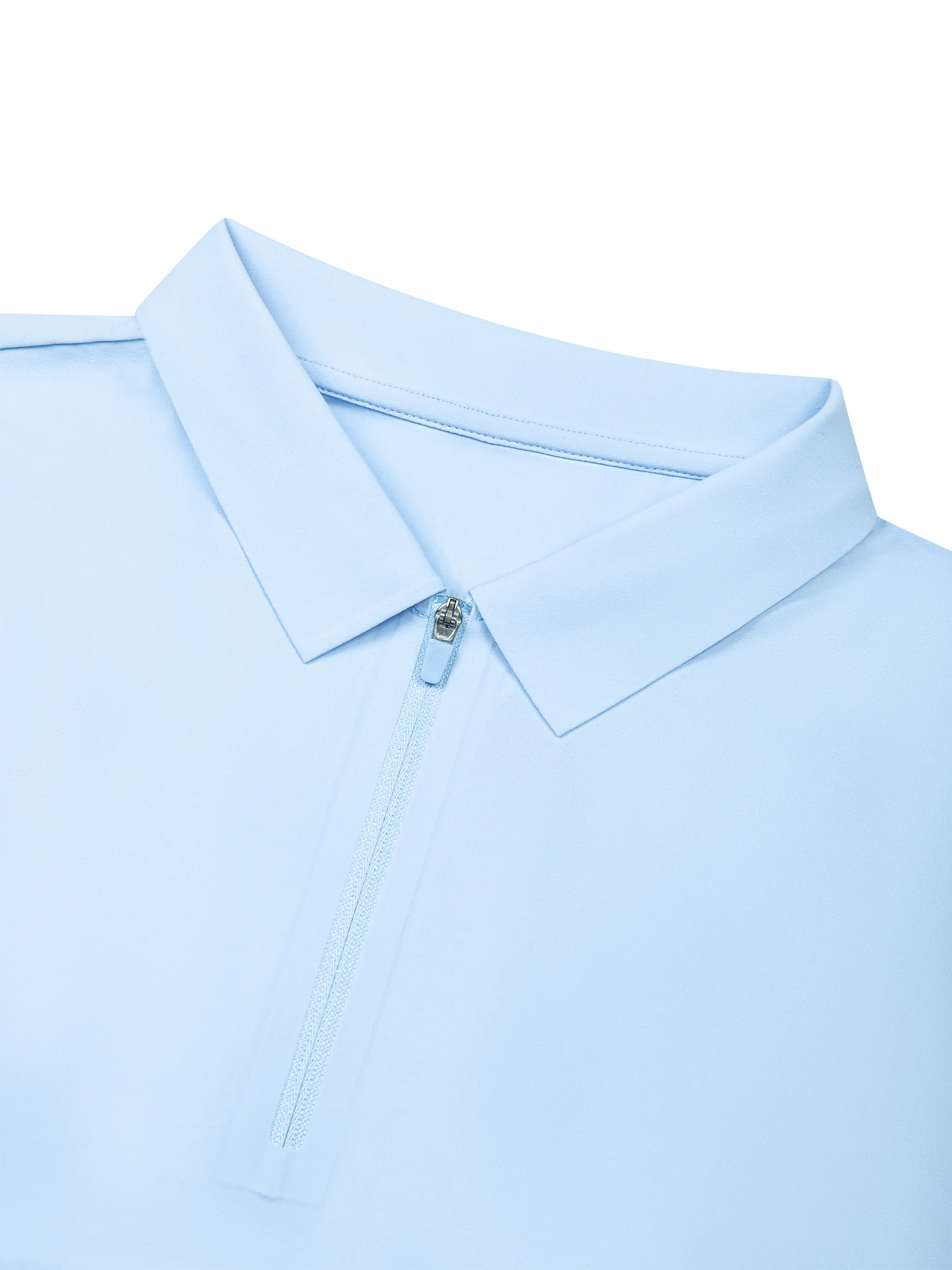 Men's Quarter-Zip Performance Polo Shirt