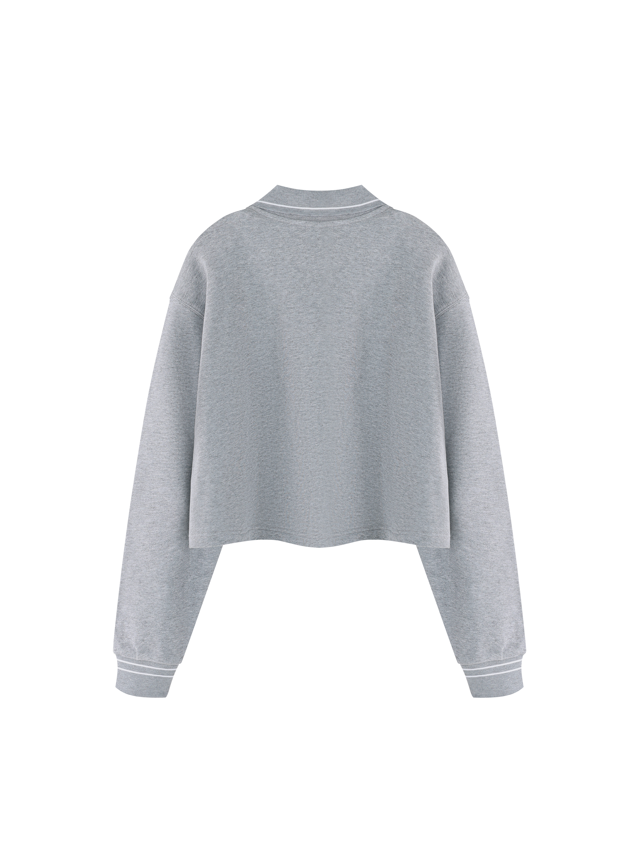 Women's Crop Collared Sweatshirt #WT0212 | TAPSTITCH