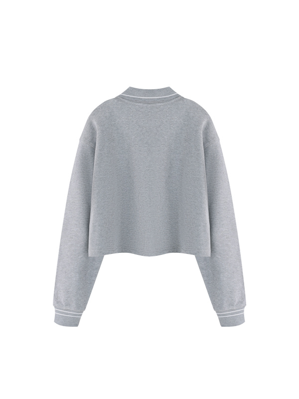 Women’s Crop Collared Sweatshirt