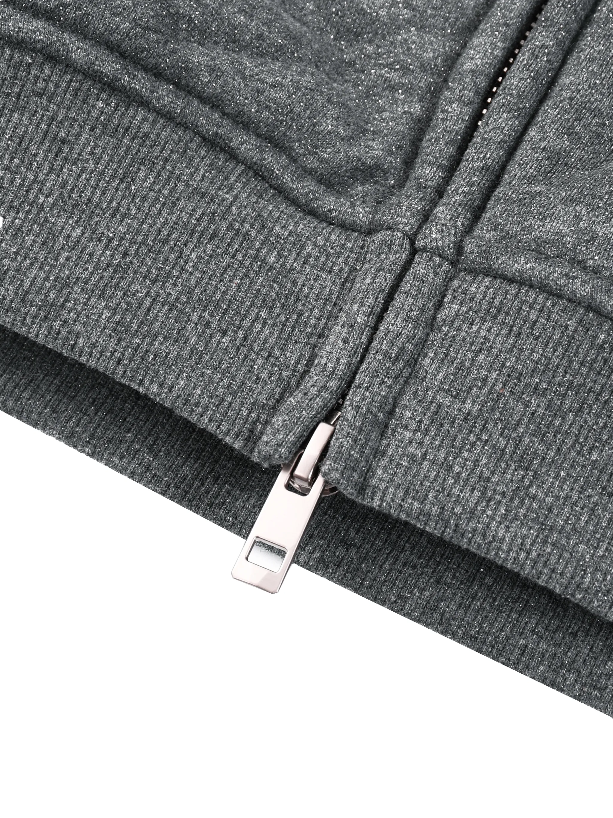 Unisex Sparkles Full Zip Boxy Hoodie