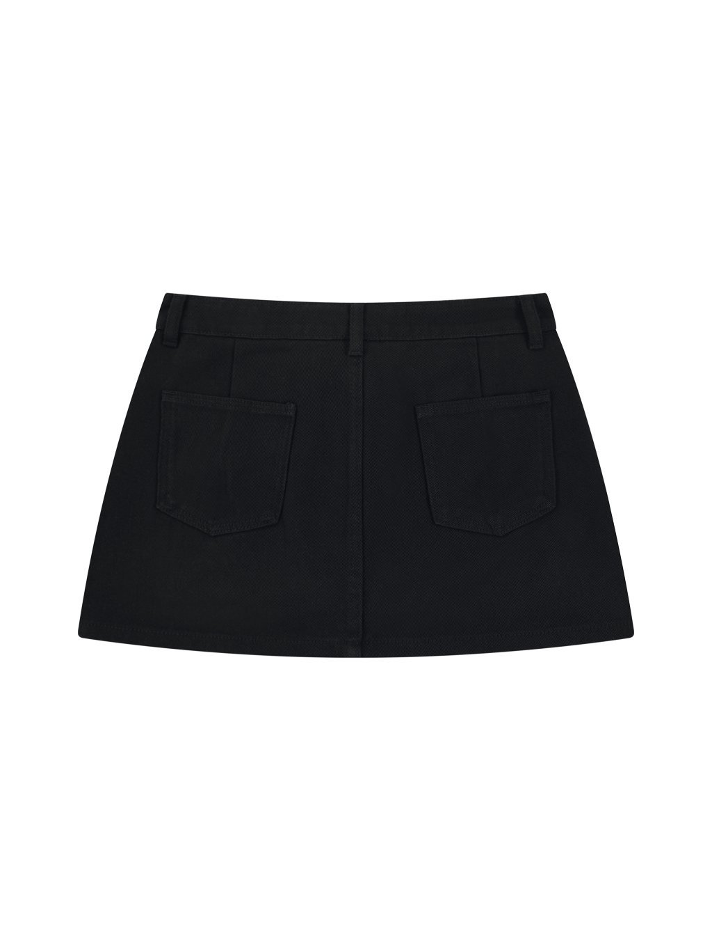 Women's Studded Denim Mini Skirt - Thumbnail Image