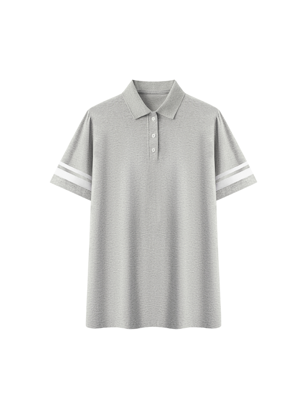 Women's Striped Color Block Polo Dress - Main Image