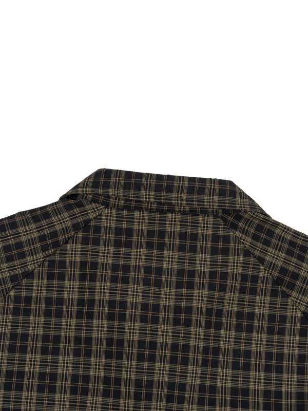 Unisex Plaid Full-Zip Track Jacket