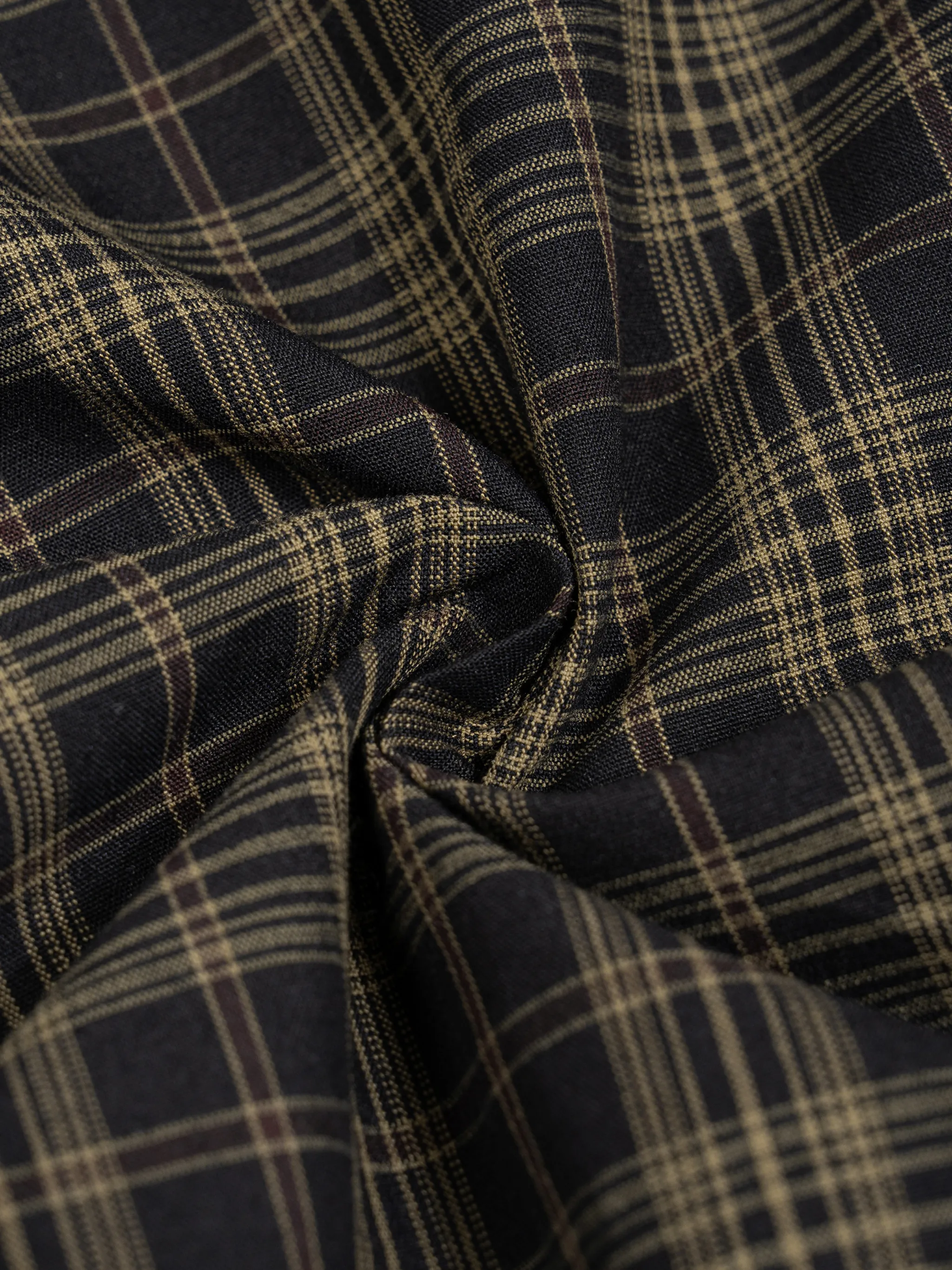 Unisex Plaid Full-Zip Track Jacket