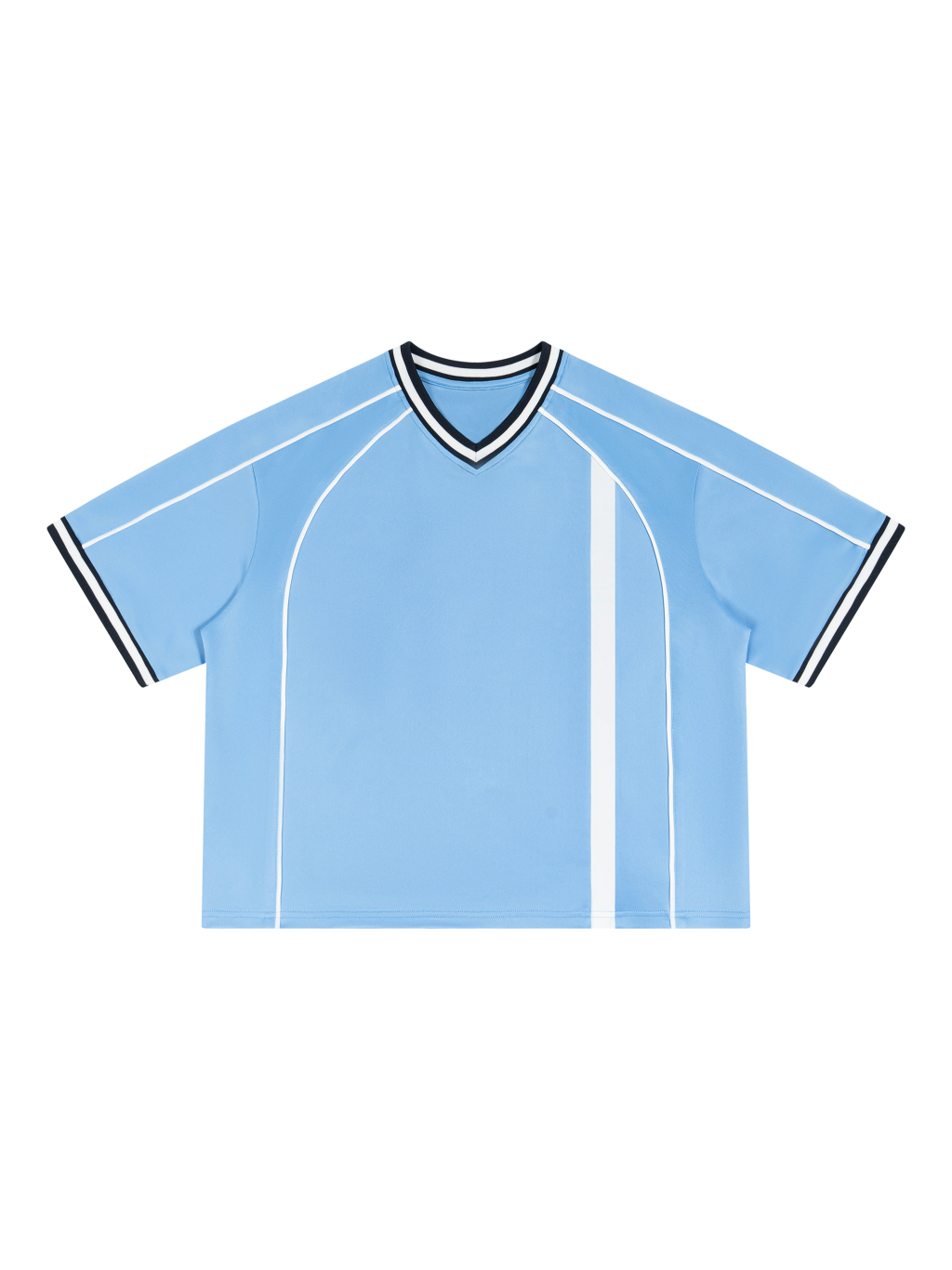 Unisex Boxy V-Neck Soccer Jersey - Main Image